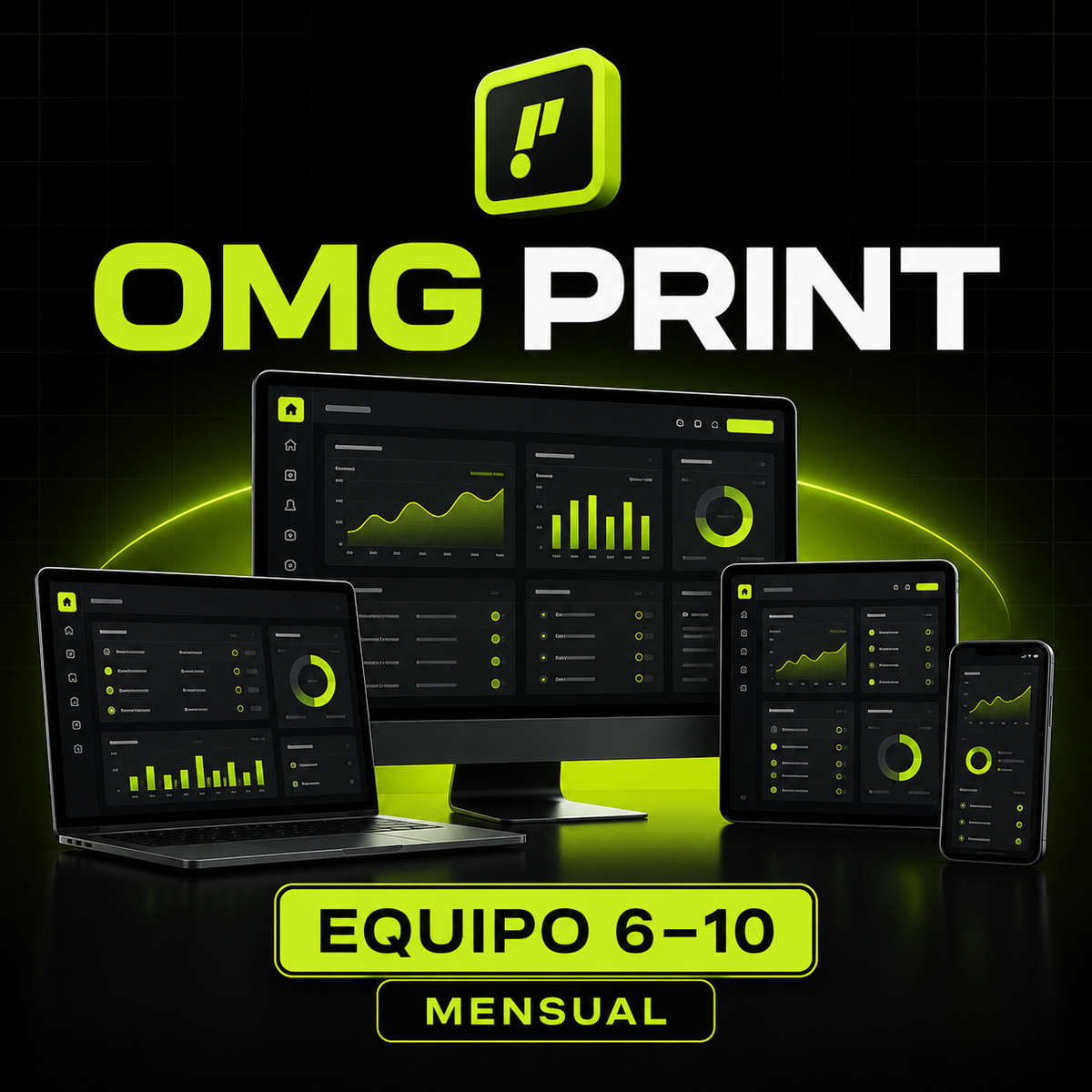 OMG Print equipo 6 a 10 mensual