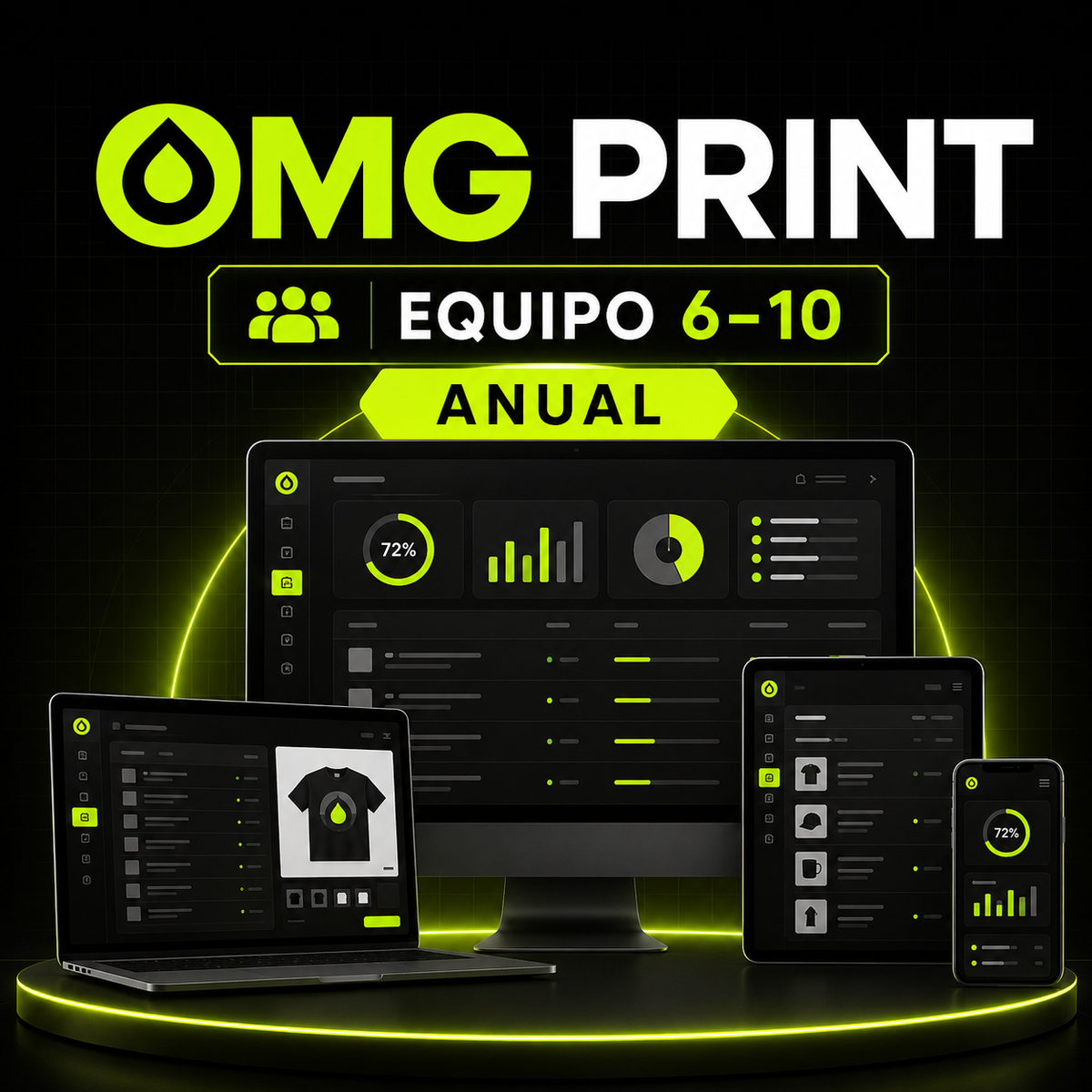 OMG Print equipo 6 a 10 anual